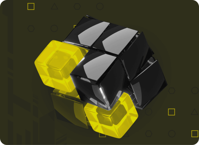 Shifting cubes.