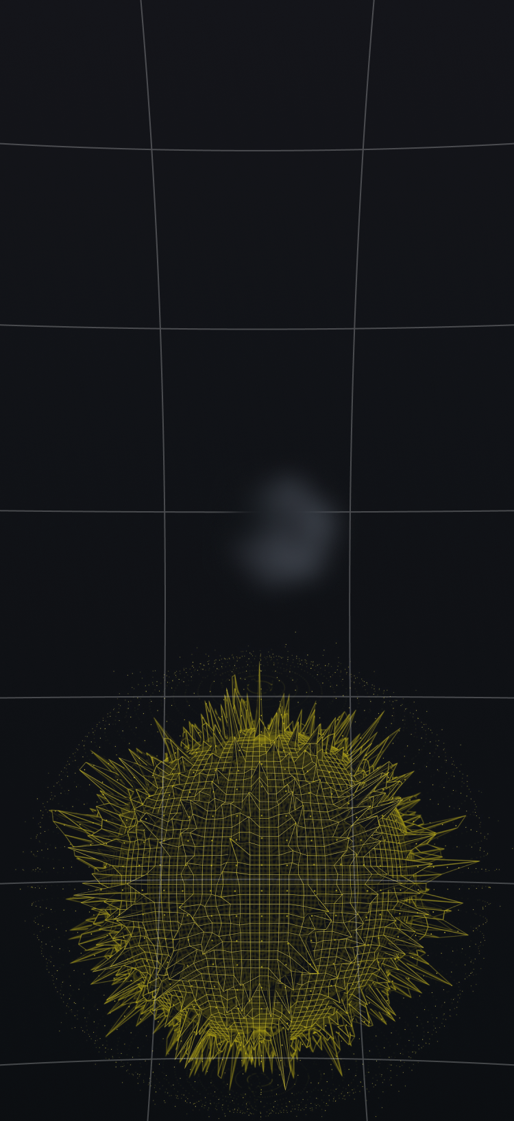 Spiky Ball in 3D Space