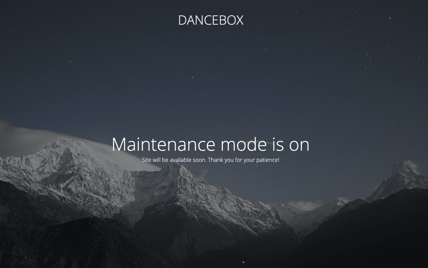 DanceBox cover