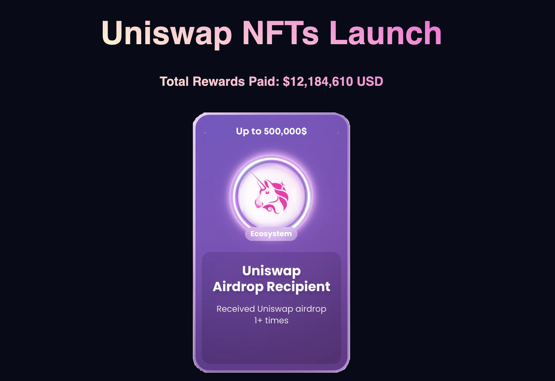 Uniswap NFTs cover