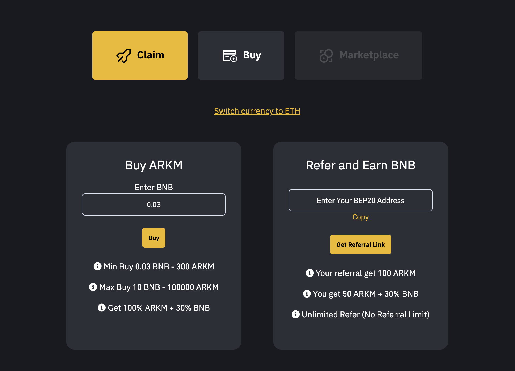 Arkm Token cover