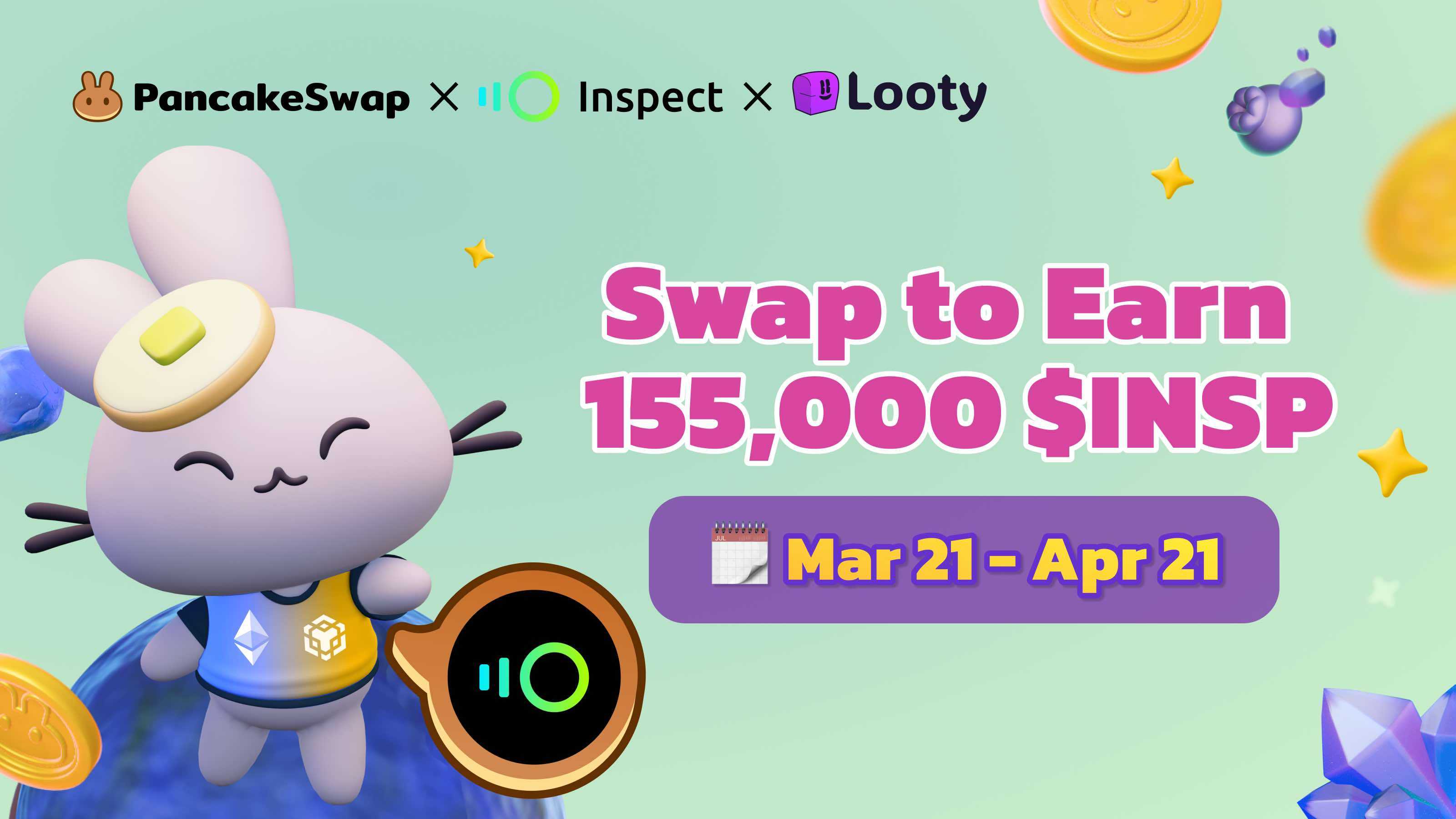 Introducing "INSPire Fiesta - Swap to Earn 155,000 $INSP"