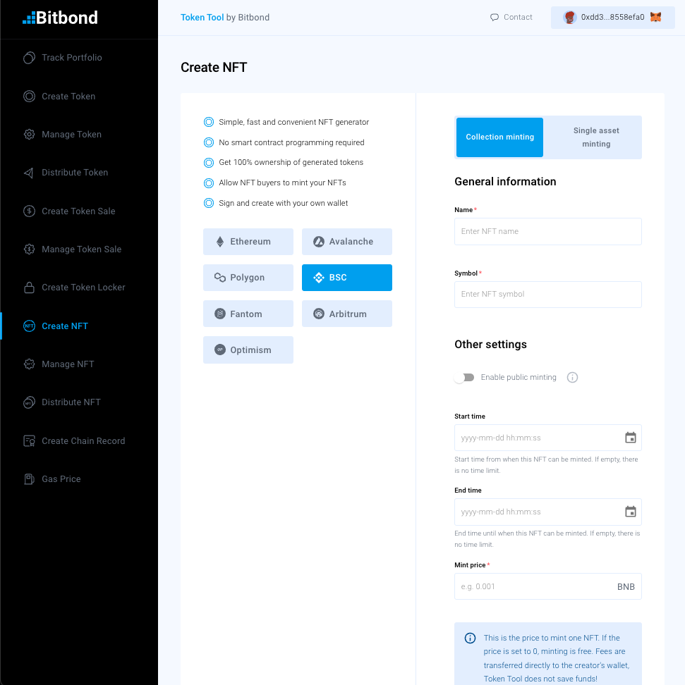 Bitbond Token Tool cover