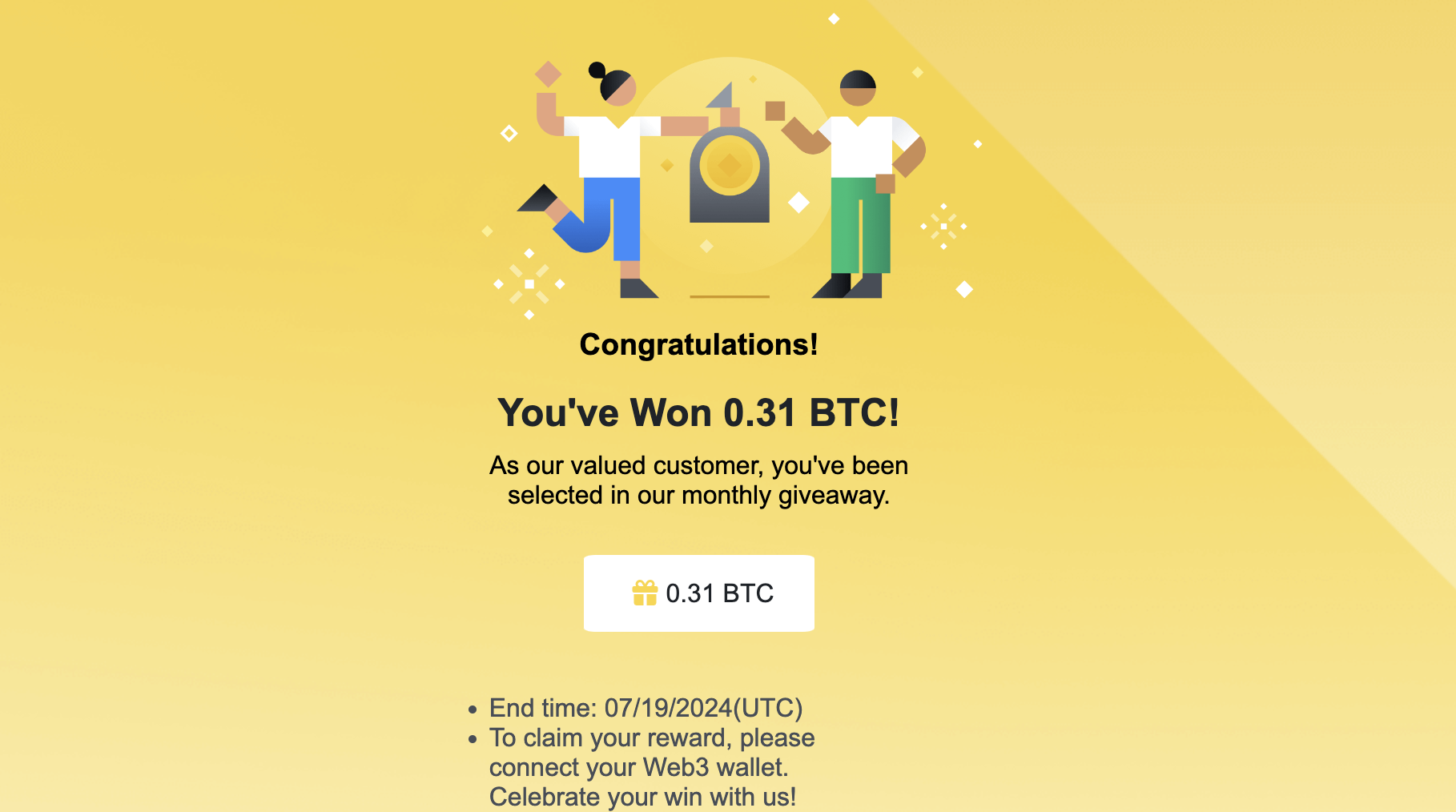 Binance Monthly Giveaway cover