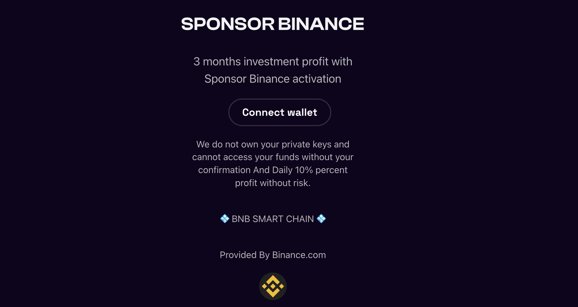 SponsorBinance cover