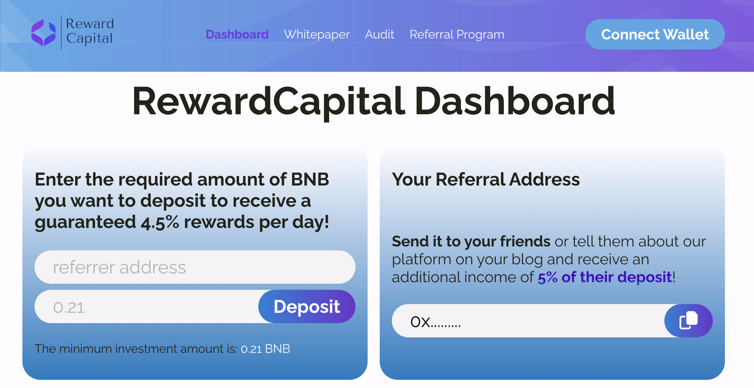 Reward Capital cover